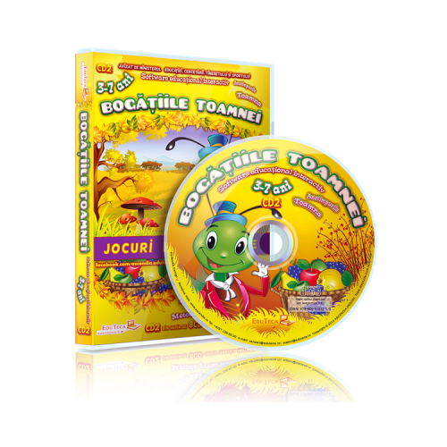 CD 2 Bogatiile Toamnei Colectia EduTeca Jocuri Educationale 3-7 ani