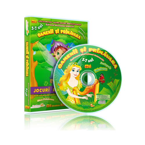CD 6 Oamenii si Primavara Colectia EduTeca Jocuri Educationale 3-7 ani