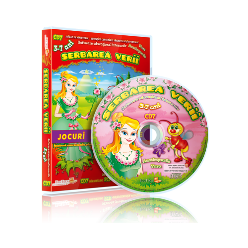 CD 7 Serbarea Verii Colectia EduTeca Jocuri Educationale 3-7 ani