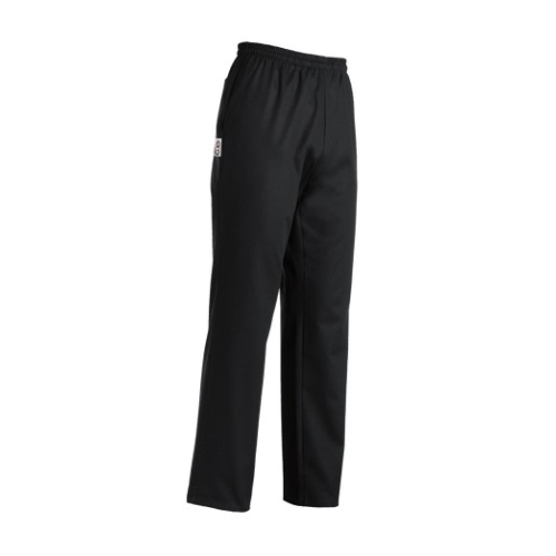 Pantaloni, marimea S, culoare negru, polyester 65%, bumbac 35%