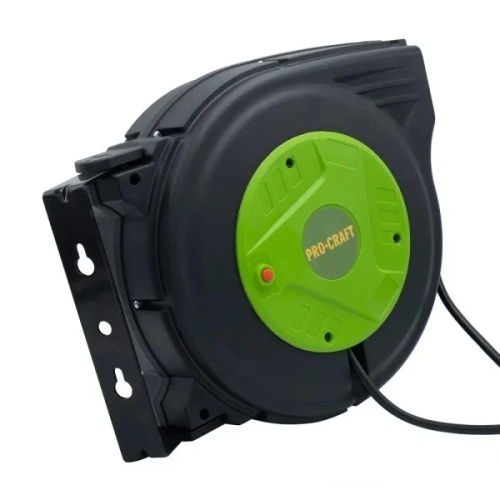 Cablu prelungitor cu tambur automat 15 metri PROCRAFT EK15N 