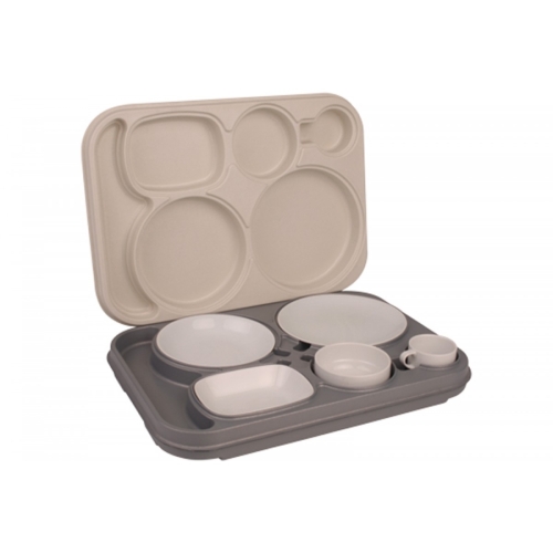 Tava izotermica pentru transport, cu capac, dimensiuni 520x370x60mm