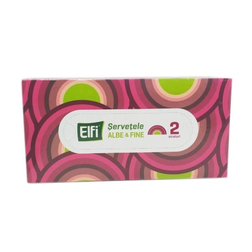 Elfi Servetele uscate albe, 150 buc/cutie, Produse de curatare pentru bucatarie
