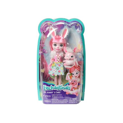 Set papusa cu animalut, Bree Bunny &amp; Twist, Enchantimals