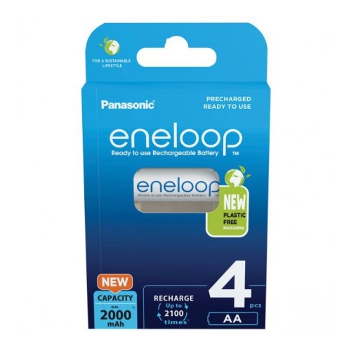 Acumulatori Eneloop Pro 4 x AA R6 2000 mAh Eco, Panasonic