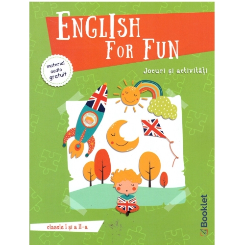 English for Fun - Jocuri si activitati pentru clasele I si a II-a Set Semestrul I + Semestrul II Clasa 2 Booklet