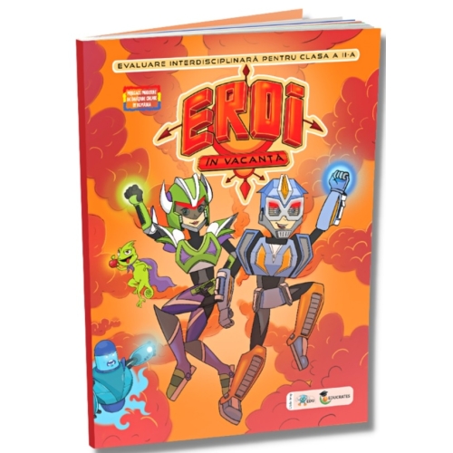 Evaluare 2 Eroi in vacanta, EDU, Auxiliare Clasa 2, Semestrul I + Semestrul II