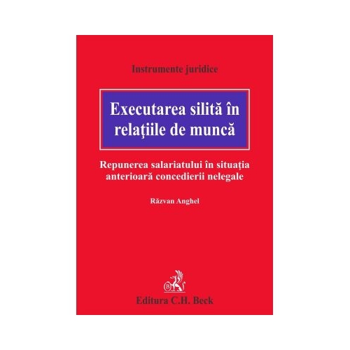 Executarea silita in relatiile de munca. Repunerea salariatului in situatia anterioara concedierii nelegale - Razvan Anghel
