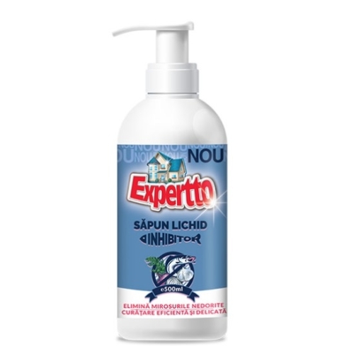 Sapun lichid inhibitor, 500 ml, Expertto, antibacterian, hidratant. Produse igiena si ingrijire corp
