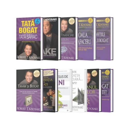 Pachet special 12 titluri Robert T. Kiyosaki
