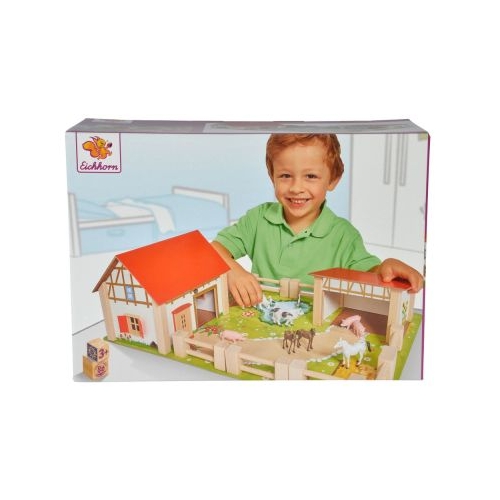 Ferma din lemn cu 25 de accesorii, Eichhorn