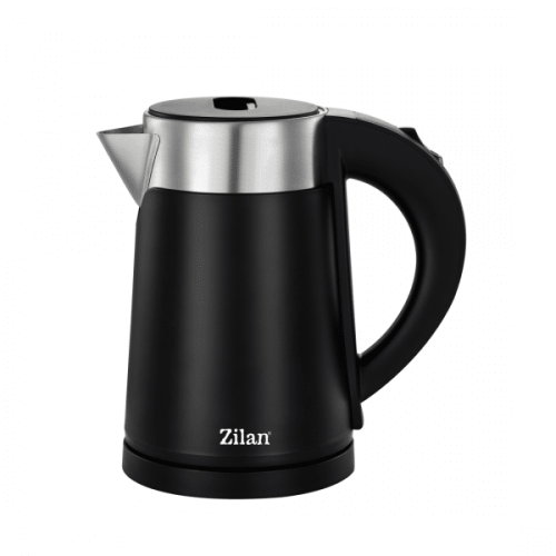 Fierbator electric, cu pereti dubli, putere 800W, capacitate 0.8L, negru, Zilan