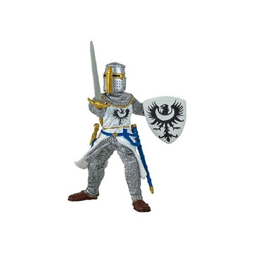 Figurina Cavaler Alb cu sabie, Papo