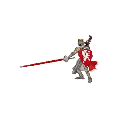 Figurina Rege cu blazon Dragon rosu, Papo
