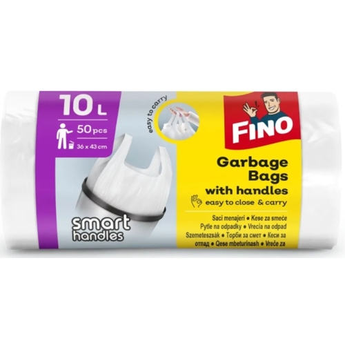 Saci menajeri parfumati 10 l, 50 buc, Fino