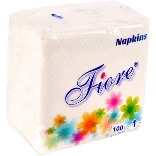 Fiore Servetele de masa albe 25x25 cm, 100 bucpe grupdzc.ro✅. Descopera gama copleta de produse la oferte speciale✅!