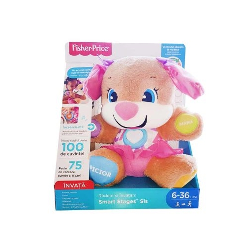 Catelusa Sis vorbeste in limba romana, Fisher Price