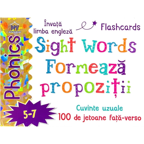 Sight words. Formeaza propoziti. Jetoane limba engleza - Fran Bromage, editura Didactica Publishing House