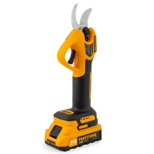 Foarfeca de gradina pe acumulator ROTOR RSB32 600W,Brushless ,2 x Acumulatori 21V 3Ah