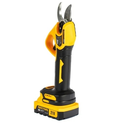 Foarfeca de gradina ROTOR RSB21, 600 W, 2 acumulatori 21V 3Ah