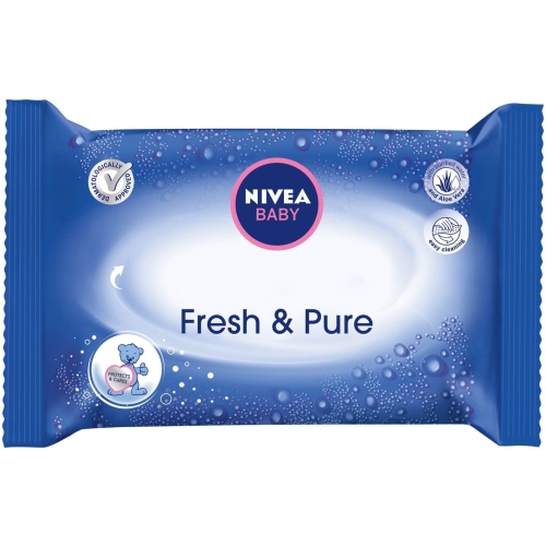 Nivea Servetele Baby Fresh & Pure, 63 bucpe grupdzc.ro✅. Descopera gama copleta de produse la oferte speciale✅!