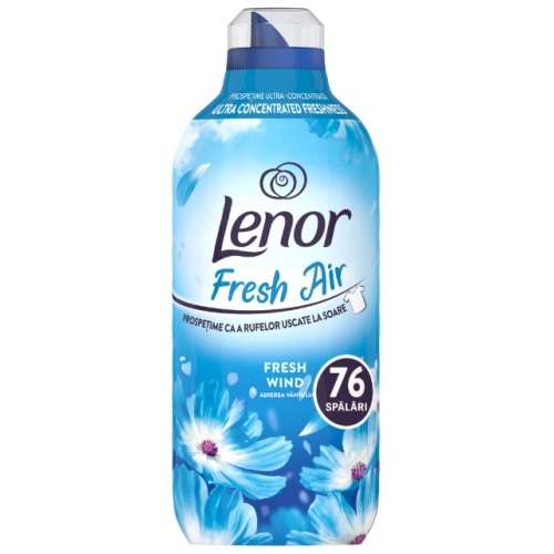 Balsam de rufe Fresh Wind, 1.06 L, 76 spalari, Lenor