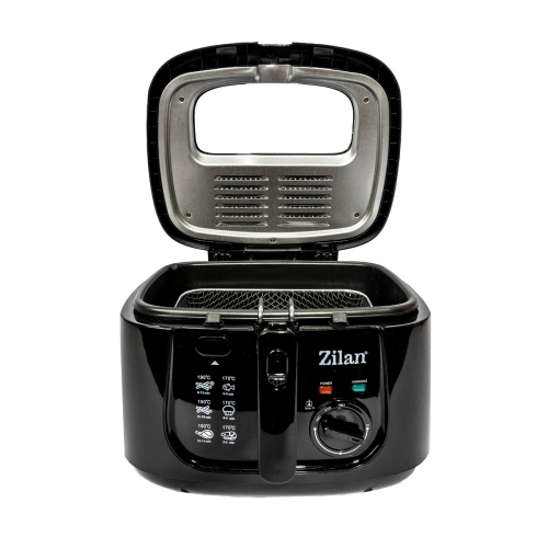 Friteuza, putere 1800 W, capacitate ulei 2.5 l, Zilan