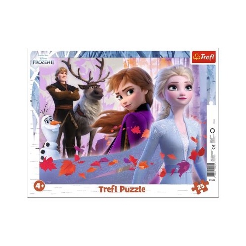 Puzzle aventurile din Frozen, 25 piese 