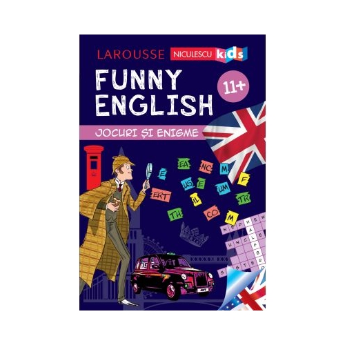 FUNNY ENGLISH. Jocuri si enigme (11+) - Sandra Lebrun