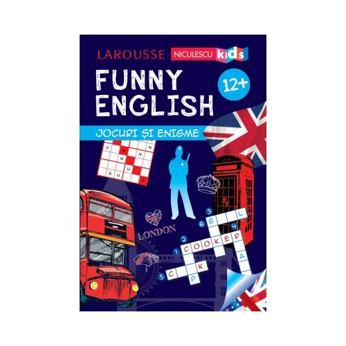 FUNNY ENGLISH. Jocuri si enigme (12+) - Sandra Lebrun