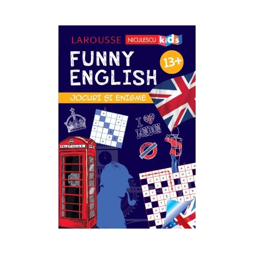 FUNNY ENGLISH. Jocuri si enigme (13+) - Sandra Lebrun