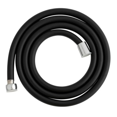 Furtun de dus din silicon negru 175 cm, FLEKO