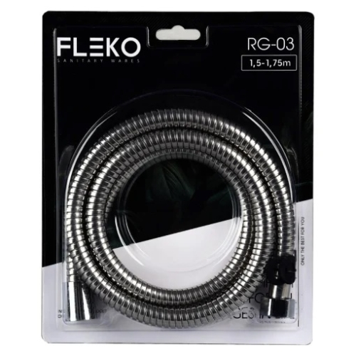 Furtun de dus flexibil din otel inoxidabil, Lungime 175 cm FLEKO RG-03-A