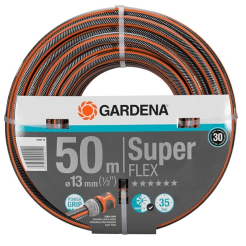 Furtun de gradina, pentru apa, Gardena SuperFlex Premium, 13 mm, rola 50 m
