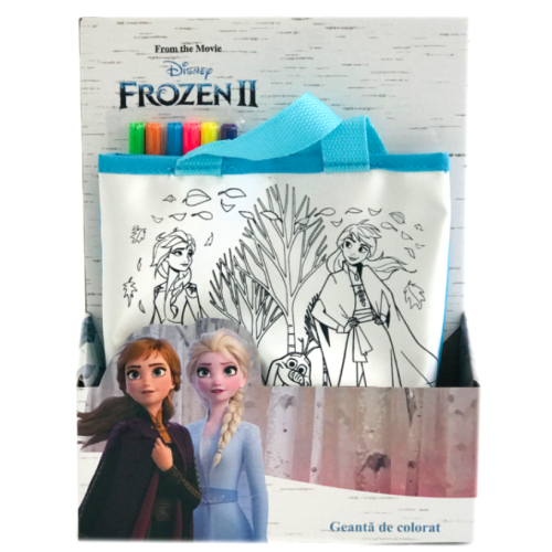 Geanta de colorat Frozen