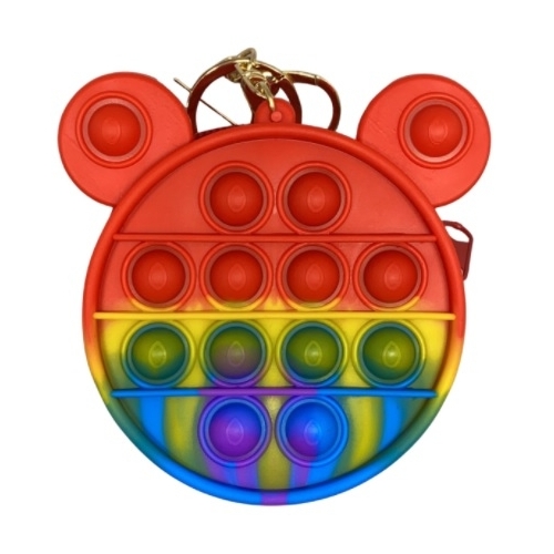 Jucarie antistres din silicon Pop it now and flip Portofel multicolor, FLIPPY