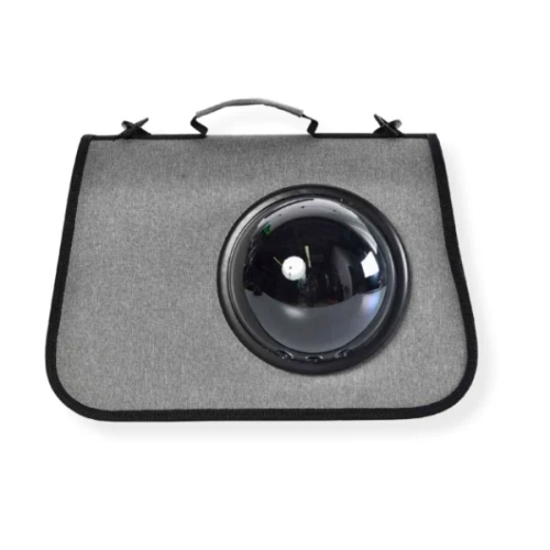 Geanta Transport  Gri Hublou Transparent 38x27x20 cm 4DOG