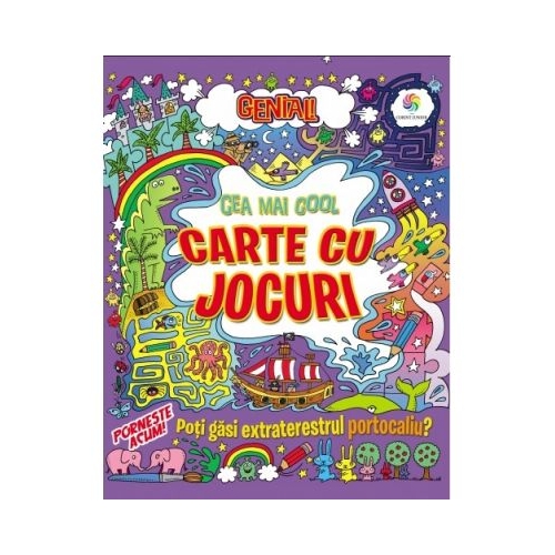 Genial! Cea mai cool carte cu jocuri. Editie ilustrata - Lisa Regan, editura Corint Junior. Carte pentru copii