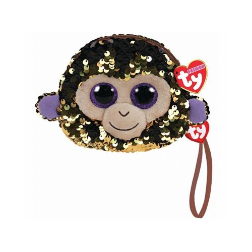 Gentuta de mana, Maimuta Coconut, cu paiete din plus 10 cm, TY