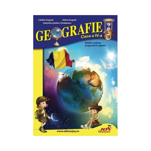 Geografie pentru clasa a IV-a - Valentina Stefan-Caradeanu. Auxiliar scolar editura Joy