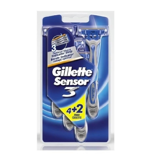 Gillette Blue Sensor 3 aparat de ras, 6 bucpe grupdzc.ro✅. Descopera gama copleta de produse la oferte speciale✅!