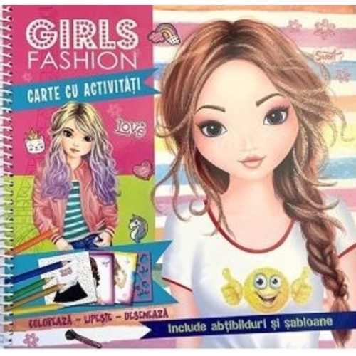 Girls fashion. Carte cu activitati - Brijbasi