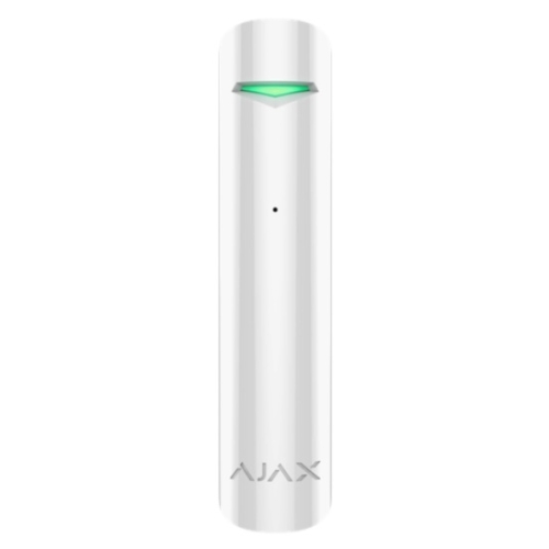 Detector geam spart wireless GlassProtect, alb, Ajax