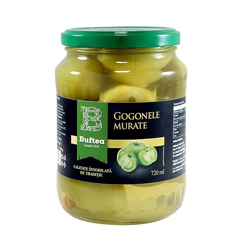 Gogonele murate in otet, 720 ml, Buftea
