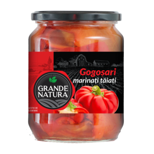 Gogosari marinati taiati 400g, Grande Natura 