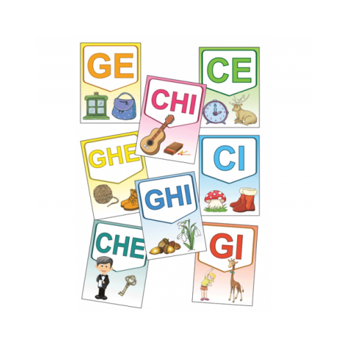 Grupuri de litere – Set planșe (KP-022) - 20x30