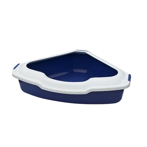 Happet Litiera cu rama colt Q31N, 56 x 43 x 14 cm Albastru