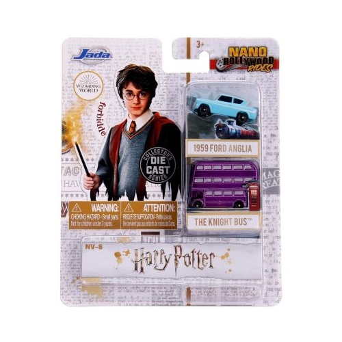 Set 2 masinute The Knight Bus si Ford Anglia 1959