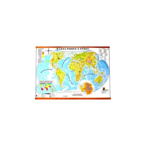 Harta Fizica a lumii. Harta Politica a lumii