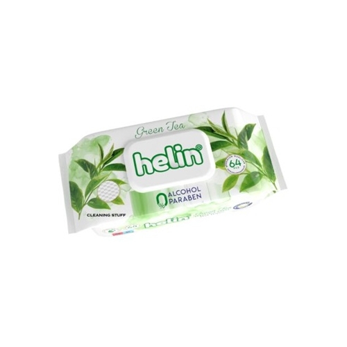 Servetele Umede, Green Tea, 64 buc. Helin